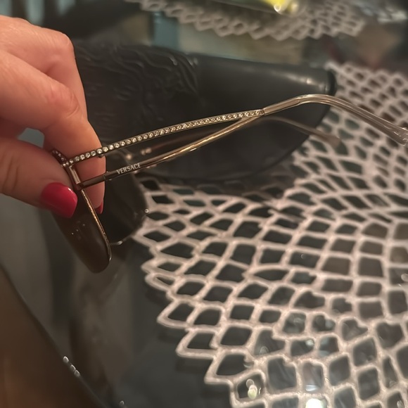 Versace Rhinestone Sunglasses - Picture 2 of 4